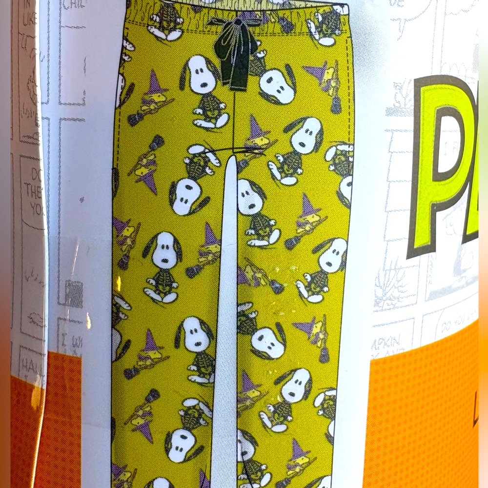 Peanuts Snoopy and Woodstock Women's Halloween Pajama Pants 2025 - Picture 4 of 6